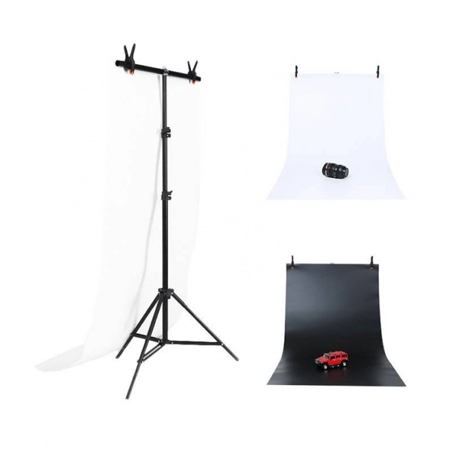 Fotoatelier-Unterstützung Puluz 70x200 cm mit 2 Hintergründen