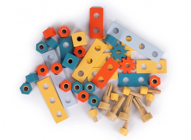 Houten werkbank met gereedschap voor kinderen van ECOTOYS