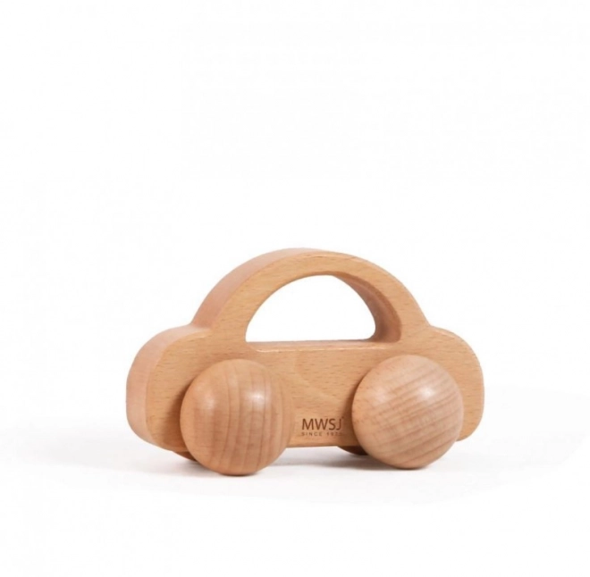 Houten grijpspeelgoed Taxi