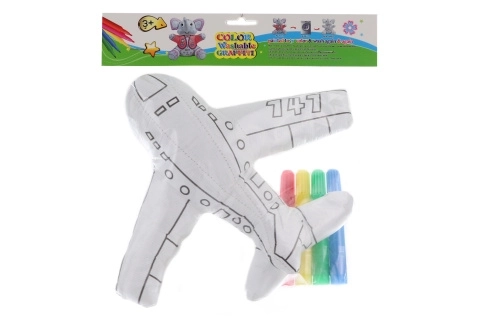 Kleurvliegtuig voor kinderen