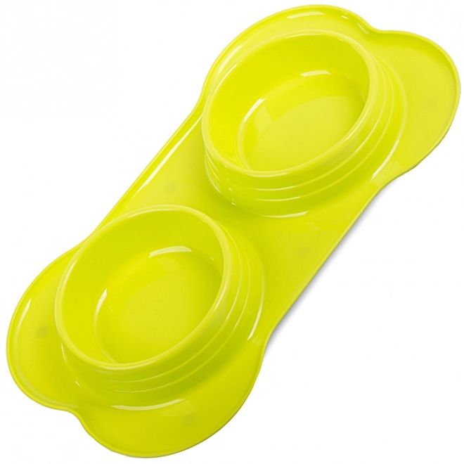 Dubbele kom voor honden en katten 400 ml x 2
