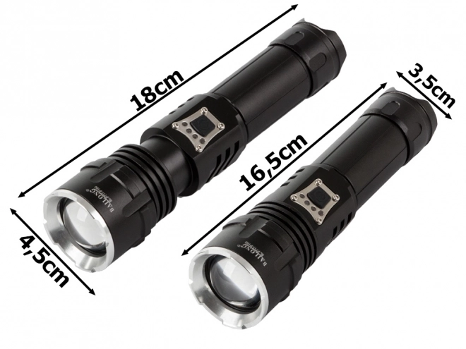 Military Tactical Flashlight Bailong LED Cree XHP160