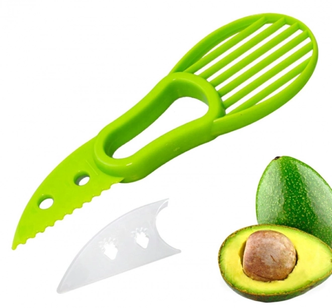 Avocadosnijder en mes 3-in-1