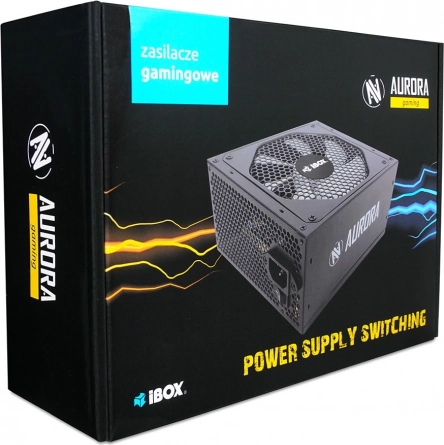 Voeding iBOX Aurora 600W met ventilator