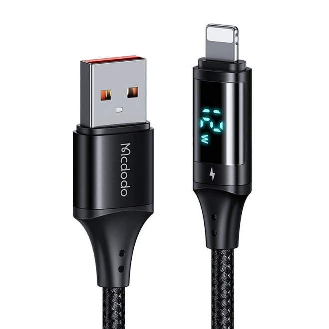 Gegevenskabel met digitaal display USB naar Lightning Mcdodo, 1,2 m