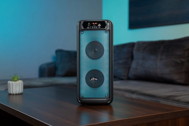 Flamebox Bluetooth Lautsprecher mit RGB-Beleuchtung