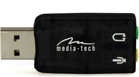 USB sound card with virtual 5.1 surround