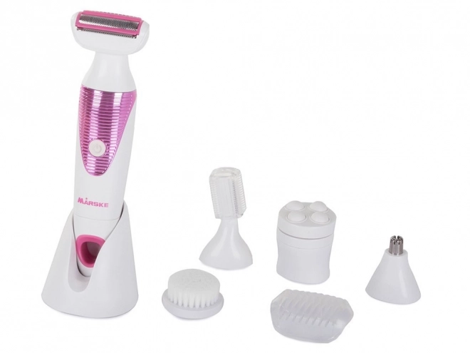 Dames multifunctionele epilator en scheerapparaat 5-in-1 met draadloze standaard