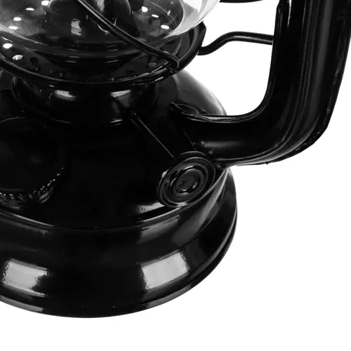 zwarte olielamp 24cm