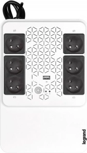 Noodstroomvoorziening UPS LEGRAND Keor Multiplug 800 VA met AVR, 4+2 FR‑contactdozen