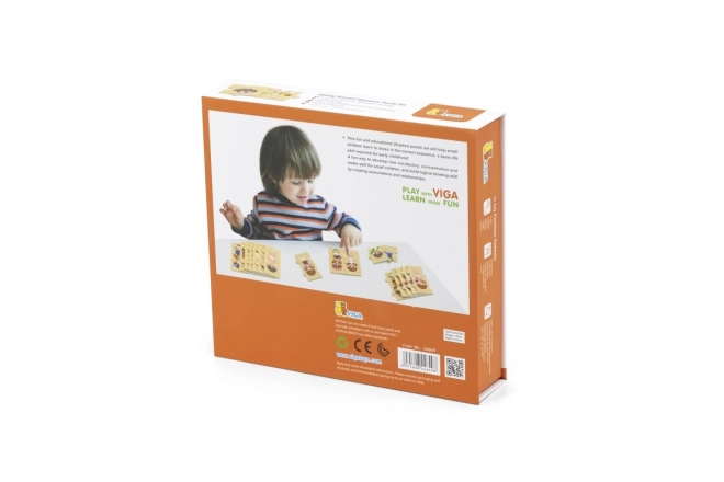 Houten aankleedpuzzel