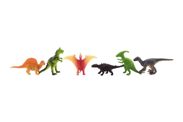 Mini dino's – plastic figuren 6-7 cm, 12 stuks