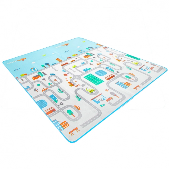 Faltbare Spielmatte Stadt 180 x 200