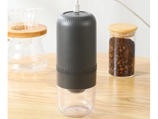 Electric Coffee Grinder with USB