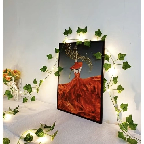 Lierre artificiel avec éclairage LED