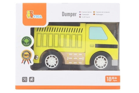 Houten kiepwagen voor kinderen
