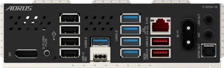 Wide and fast connectivity on the rear I/O