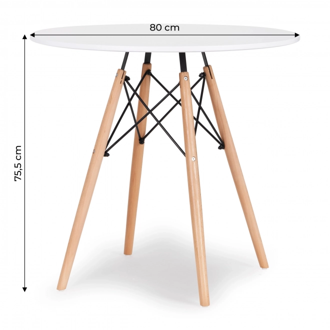 Eettafel moderne eetkamer keukentafel 80 cm