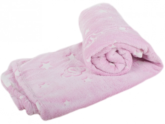 Deken met mouwen fleece warme hoodie neon – roze