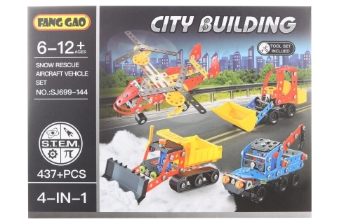 Jeu de construction à visser Véhicules de transport