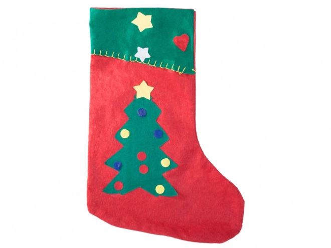 Kerstdecoratieve kous voor cadeaus
