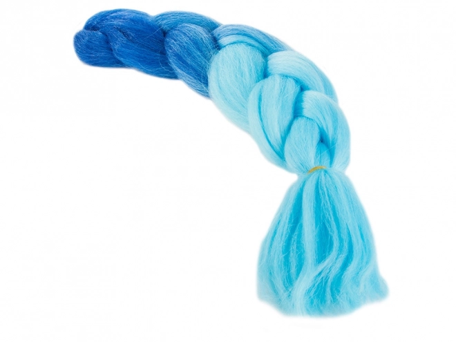 Synthetisch haar voor ombre blauwe vlechten