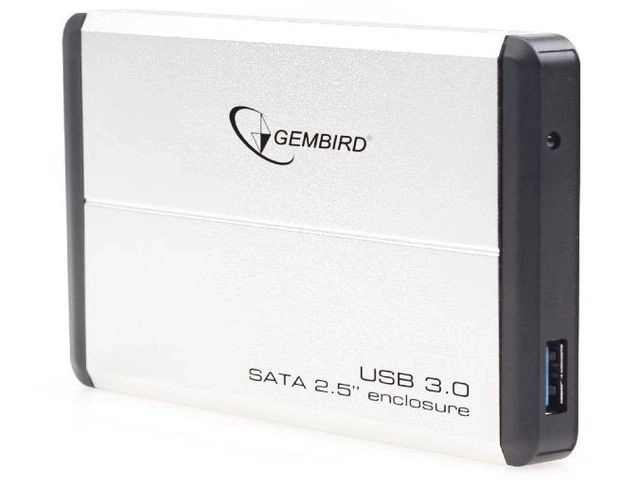 Zakformaat externe HDD 2.5'' Sata USB 3.0 zilver