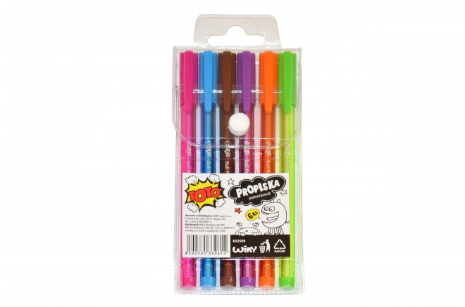 Set van gekleurde pennen TOTO