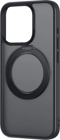 Baseus SkyRing magnetic case with stand for iPhone 13 Pro + tempered glass and cleaning kit, black