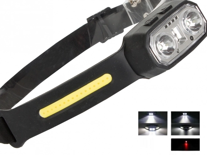 Hoofdlamp met LED-sensor