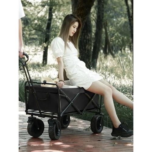 Foldable Transport Cart for Garden and Beach