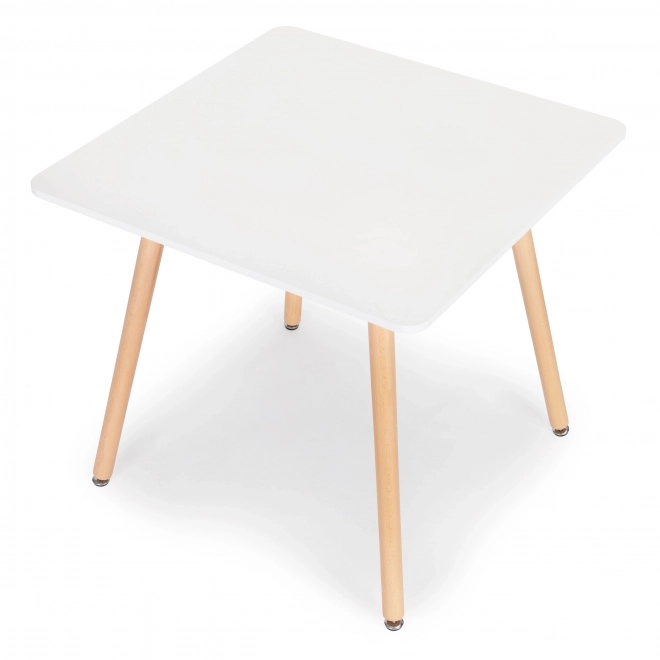 Moderne houten vierkante keukentafel 80x80 cm