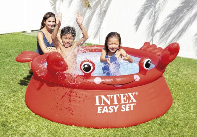 Aufblasbarer Pool Krabbe fröhlich INTEX EASY SET