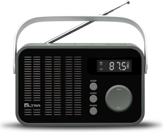 Draagbare FM-radio met digitale afstemming OLIWIA, zwart