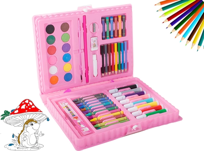 Wide palette of colors for painting and drawing