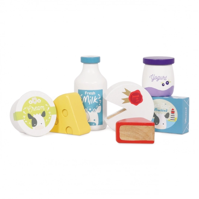 Le Toy Van Krat met Zuivelproducten