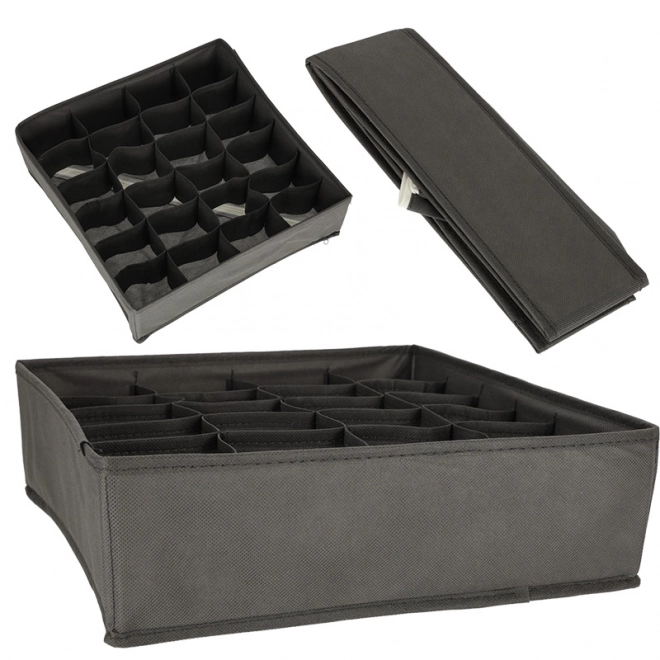 Drawer Organizer for Underwear and Socks with 24 Compartments
