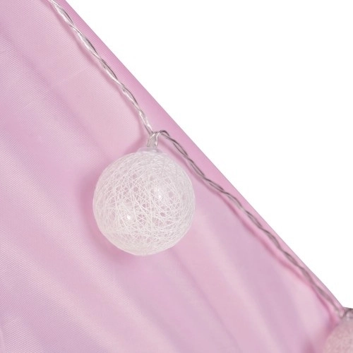 Children's pink tent with led lights