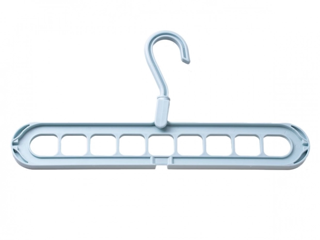 Blauer Kleiderbügel-Organizer