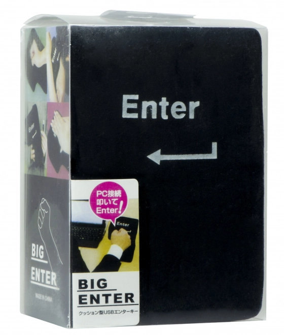 Große Enter-Taste Antistress-Kissen USB