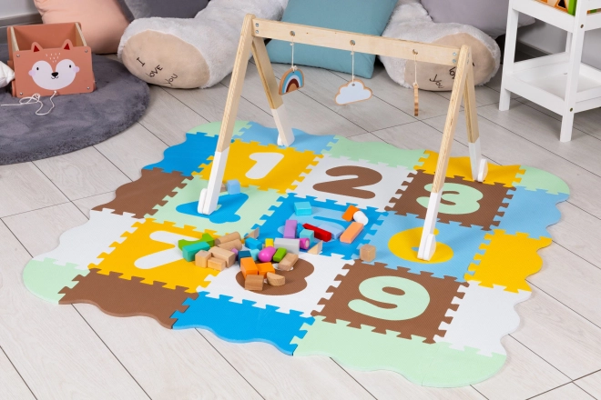 Tapis éducatif en mousse puzzle, tapis pour enfants