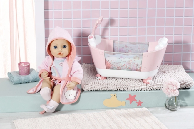 Cute hooded bathrobe