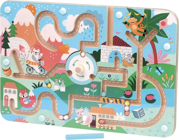 Vilac magnetisch doolhof met illustraties van Michelle Carlslund