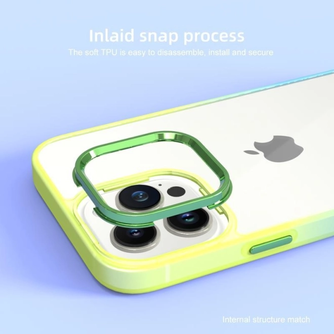 Coque de protection pour iPhone 14 Pro - vert-bleu