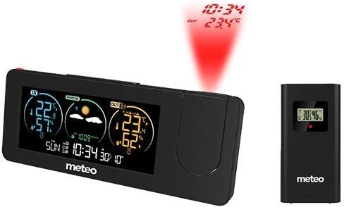 Projector voor tijd en temperatuur