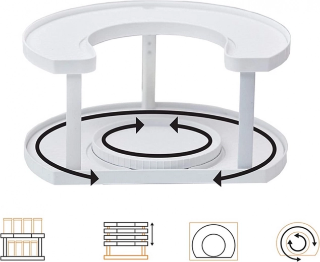 Rotation fluide à 360° pour un accès immédiat