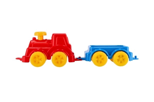 Train en plastique avec wagon détachable 41 cm