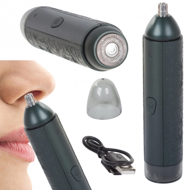 Baard- en neushaartrimmer 2-in-1