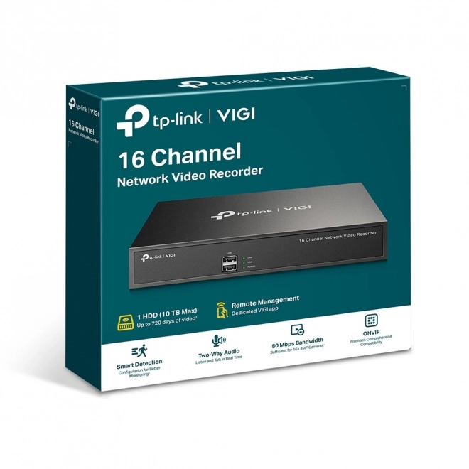 Zestienkanaals netwerk videorecorder VIGI