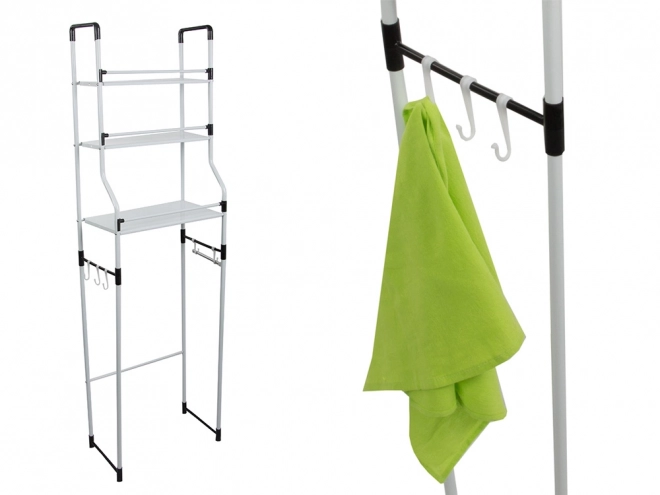 Badkamerplank met organizer en drie planken